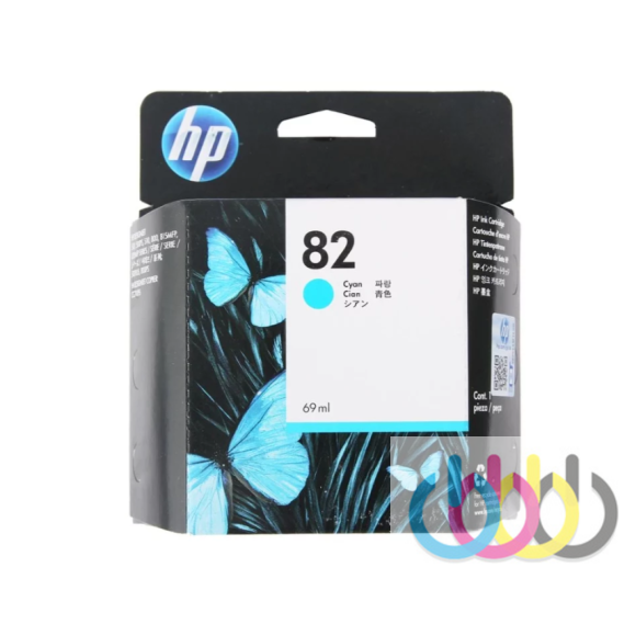 Картридж HP C4911A № 82, голубой для DesignJet 500/500PS/800/800PS. Ресурс 1750 стр. Картридж HP C4911A № 82, голубой для DesignJet 500/500PS/800/800PS. Ресурс 1750 стр.