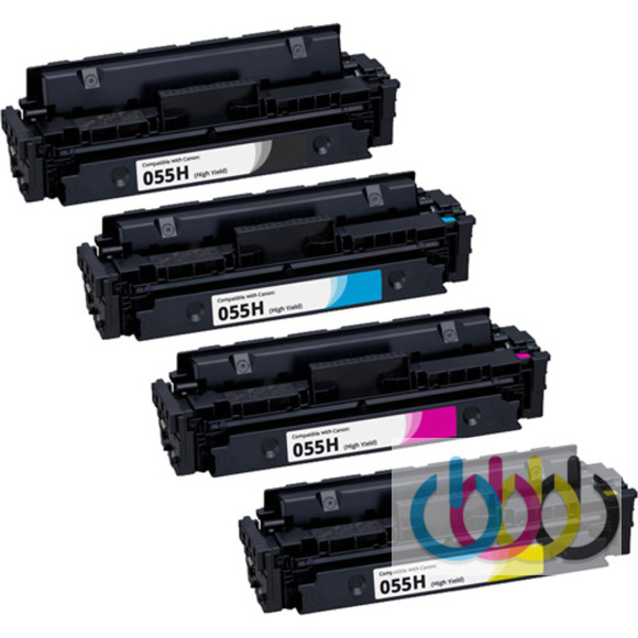 Комплект совместимых картриджей Canon 055H, Canon i-SENSYS LBP662, LBP663, LBP664, MF740, MF741, MF742, MF743, MF744, MF745, MF746 С ЧИПОМ