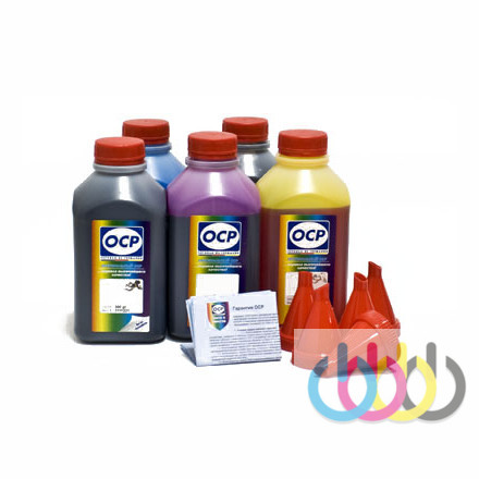 Комплект чернил OCP (BKP 235, BK/M/Y 135, C 712) для картриджей CANON №450/451, 500г x 5 Комплект чернил OCP (BKP 235, BK/M/Y 135, C 712) для картриджей CANON №450/451, 500г x 5