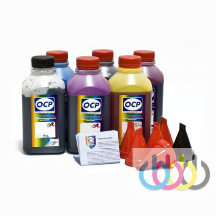 Комплект чернил OCP SAFE SET (BK 35, BK/GY/С/M/Y 153) для картриджей CANON №470/471/570/571, 500г x 6