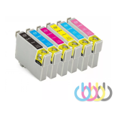 Совместимые картриджи для принтера Epson T0817 (6 цветов) для Epson R290, R270, R295, R390, RX590, RX610, 1410