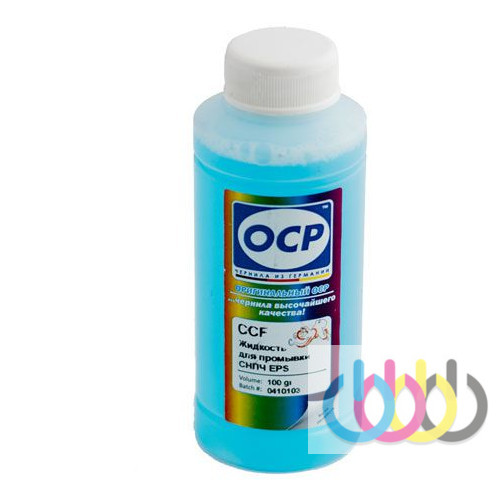 Жидкость OCP CCF for CISS для промывки СНПЧ (светло-голубая), 100 г