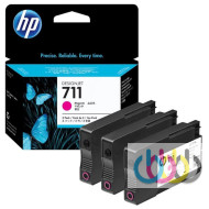 Картридж HP 711 струйный пурпурный упаковка 3 шт (3*29 мл) для HP DesignJet T120, HP DesignJet T125, HP DesignJet T520, CZ135A
