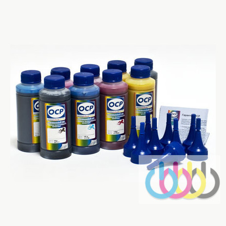 Комплект чернил OCP (BKP 200/201/202/203, CP/MP/YP 200, CPL/MPL 201) для принтеров EPSON Stylus Photo R2400, R2880, R3000, Pro 7800, Pro 7880, Pro 9800, Pro 3880, Pro 4800, Pro 4880, Pro 9880, 100г х 9 Комплект чернил OCP (BKP 200/201/202/203, CP/MP/YP 200, CPL/MPL 201) для принтеров EPSON Stylus Photo R2400, R2880, R3000, Pro 7800, Pro 7880, Pro 9800, Pro 3880, Pro 4800, Pro 4880, Pro 9880, 100г х 9