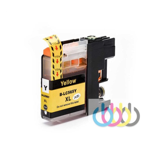 Совместимый Картридж Brother LC565 XL Yellow, MFC-J2310, MFC-J2510, MFC-J3520, MFC-J3720 Совместимый Картридж Brother LC565 XL Yellow, MFC-J2310, MFC-J2510, MFC-J3520, MFC-J3720