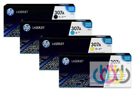 Комплект оригинальных картриджей HP CE740A Bk (307A)/ H-CE741A C (307A)/ H-CE742A Y (307A)/ H-CE743A M (307A Комплект оригинальных картриджей HP CE740A Bk (307A)/ H-CE741A C (307A)/ H-CE742A Y (307A)/ H-CE743A M (307A