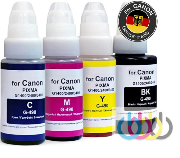 Комплект чернил Revcol для Canon Gi-490, Canon PIXMA G1400, PIXMA G1410, PIXMA G1411, PIXMA G1500, PIXMA G2400, PIXMA G2410, PIXMA G2411, PIXMA G2415, PIXMA G3400, PIXMA G3410, PIXMA G3411, PIXMA G3415, G4400, G4410 Комплект чернил Revcol для Canon Gi-490, Canon PIXMA G1400, PIXMA G1410, PIXMA G1411, PIXMA G1500, PIXMA G2400, PIXMA G2410, PIXMA G2411, PIXMA G2415, PIXMA G3400, PIXMA G3410, PIXMA G3411, PIXMA G3415, G4400, G4410