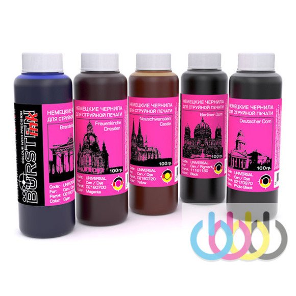 Комплект чернил BURSTEN для принтеров CANON Pixma iP7240, MG5440, MG5540, MG5640, MG6440, MG6640, iX6840, MX924, MG7540, 100г х 5 Комплект чернил BURSTEN для принтеров CANON Pixma iP7240, MG5440, MG5540, MG5640, MG6440, MG6640, iX6840, MX924, MG7540, 100г х 5