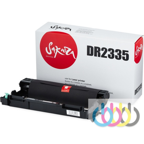 Совместимый драм Картридж Brother DR-2335, DR-2375, HL-L2300DR, HL-L2340DWR, HL-L2360DNR, HL-L2365DWR, DCP-L2500DR, DCP-L2520DWR, DCP-L2540DNR, DCP-L2560DWR, MFC-L2700DWR, MFC-L2720DWR, MFC-L2740DWR