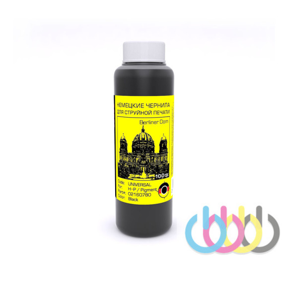 Чернила BURSTEN BLACK Pigment для принтеров HP 1515, 1516, 1518, 2000, 2050, 2510, 2515, 2516, 2540, 2545, 2546, 100г