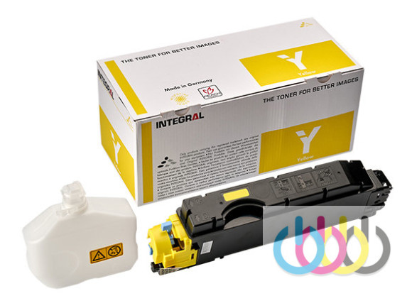 Тонер-картридж Integral TK-5270Y с чипом для Kyocera Ecosys M6230cidn, M6630cidn, P6230cdn