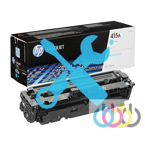 Заправка картриджа HP W2030A, HP W2031A, HP W2032A, HP W2033A (415A) для HP Color LaserJet Pro M454, HP Color LaserJet Pro M459 без замены чипа