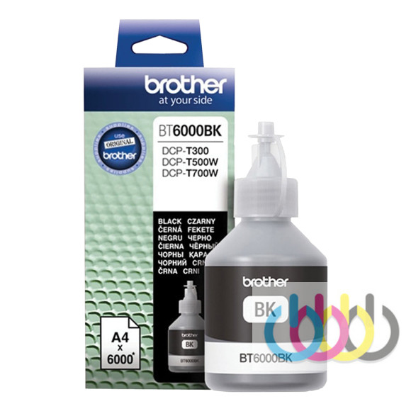 Чернила Brother BT6000BK черные, DCP-T300, DCP-T500W, DCP-T700W Чернила Brother BT6000BK черные, DCP-T300, DCP-T500W, DCP-T700W