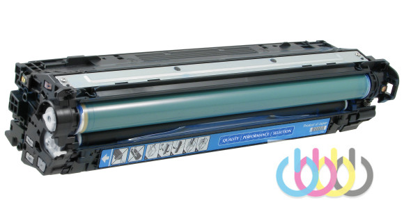 Совместимый картридж для HP CE741A, 307A, HP Color LaserJet CP5225n, HP Color LaserJet CP5225dn, HP Color LaserJet CP5225, 7.3K Cyan