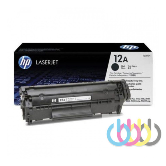 Картридж HP Q2612A, 12A, LaserJet 1010, 1012, 1018, 1020, 1022, 3015, 3020, 3030, 3050, 3052, 3055, M1005mfp