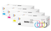 Комплект картриджей Canon 069H BK (5098C002)/069H C (5097C002)/069H M (5096C002)/069H Y (5095C002) (Без чипа) совместимый