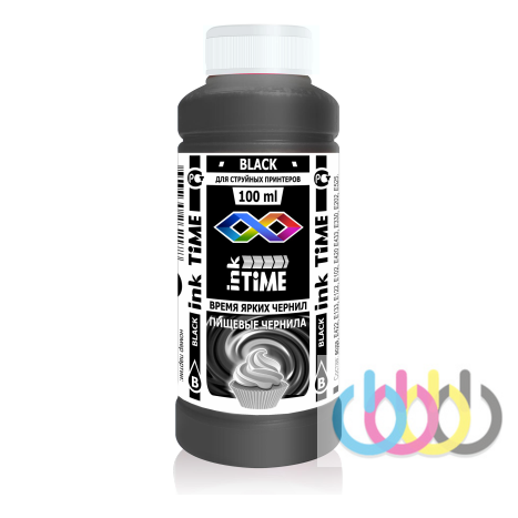 Пищевые чернила Ink Time Black 100 ml Пищевые чернила Ink Time Black 100 ml